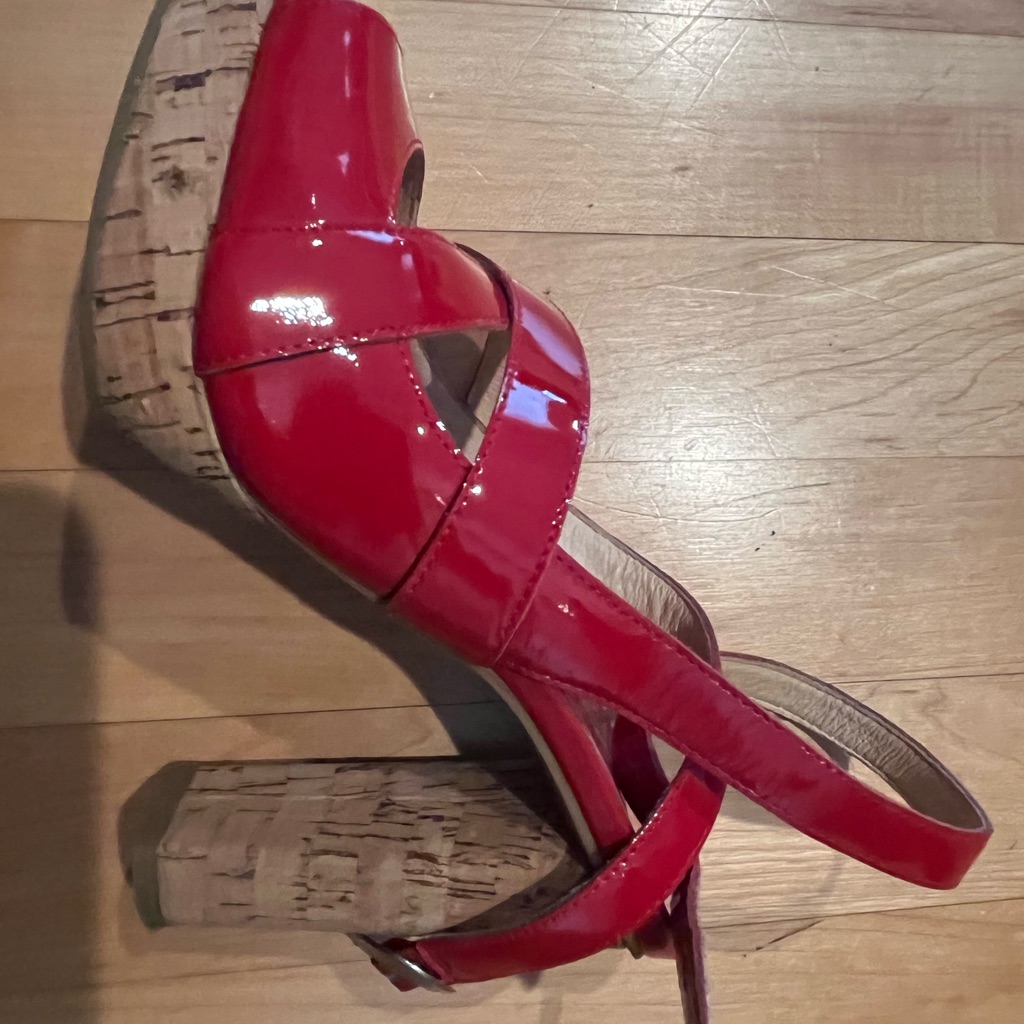 Michael Kors Size 6 Red Patent Heels